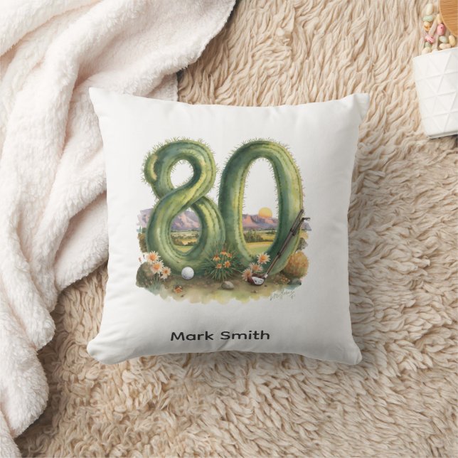 Golf 80th Birthday at Arizona Kussen (Deken)