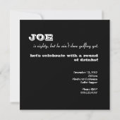 Golf 80th Birthday - nog steeds aan het zwenken! Kaart (Achterkant)