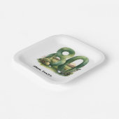 Golf 80th Birthday with golf ball Arizona golfer Papieren Bordje (Gebogen)