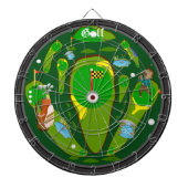 Golf 9-Hole Water Hazard Dartboard Dartbord (Voorkant)