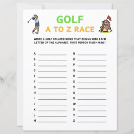 Golf A naar een race spel