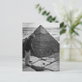Golf aan de Pyramide  Zwart-wit Briefkaart (Staand voorkant)