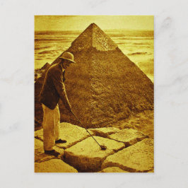 Golf aan de Pyramiden Briefkaart