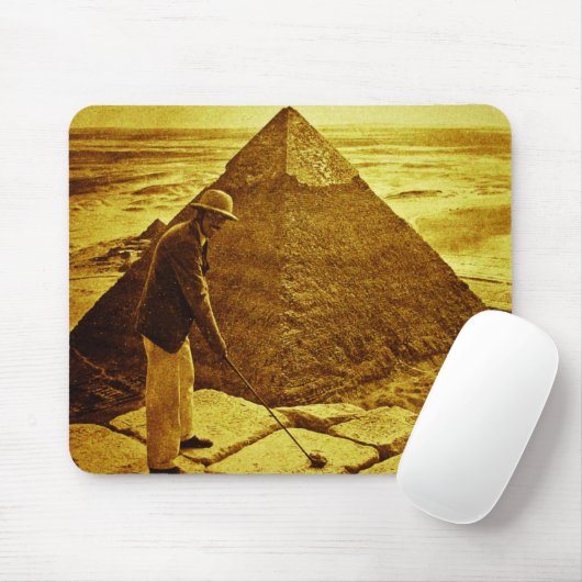  Golf aan de Pyramiden Muismat (Met muis)