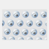 Golf - Aangepaste monogram - Papierblad voor het o Inpakpapier Vel (Voorkant 2)