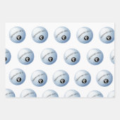 Golf - Aangepaste monogram - Papierblad voor het o Inpakpapier Vel (Voorkant 2)