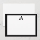 Golf Accent Aangepaste Naam Platte Notitiekaart Notitiekaartje (Voorkant / Achterkant)