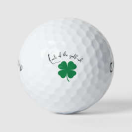 "Golf-achtig geluk" Iers geluk St. Patrick's Day Golfballen