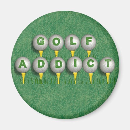 Golf Addict Magneet (Voorkant)