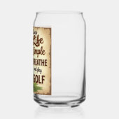 Golf Adem en speel golf Blikvorm Glas (Rechts)