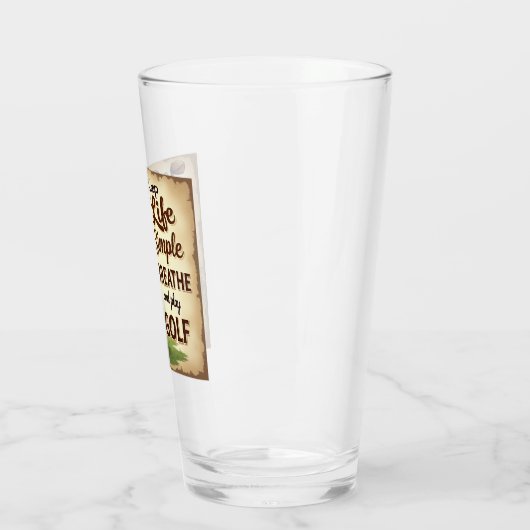 Golf Adem en speel golf Glas (Links)