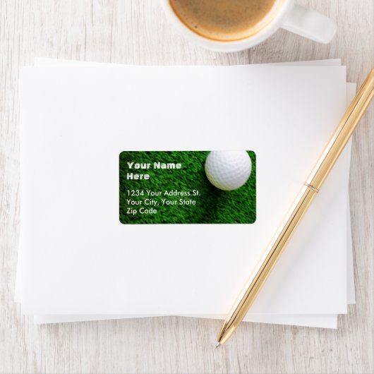 Golf Adresetiketten Etiket (Insitu)