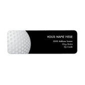 Golf Adresetiketten Etiket (Voorkant)