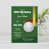 Golf Adult Birthday Party (Staand voorkant)
