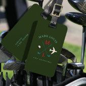 Golf Adventures Golfer Reisbagage Bagagelabel