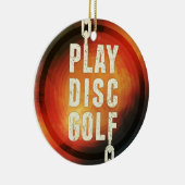 Golf afspelen keramisch ornament (Rechts)
