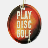 Golf afspelen keramisch ornament (Links)