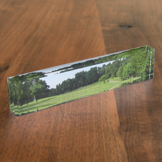 Golf afspelen naambordje (Zijkant)