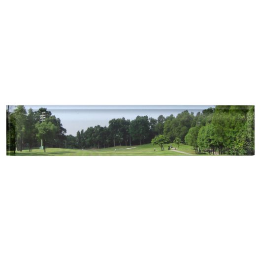 Golf afspelen naambordje (Voorkant)