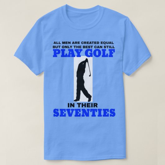 Golf afspelen t-shirt (Design voorkant)