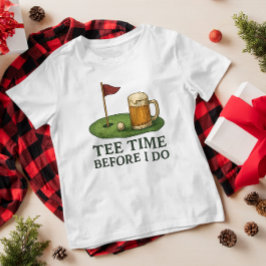 Golf Afspraak Voor Ik Trouwen Herenfeest T-shirt