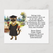 Golf afstudeer thema briefkaart (Voorkant)