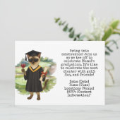 Golf afstudeerthema  kaart (Staand voorkant)