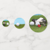 Golf-afstuderen afstuderen confetti (Voorkanten)