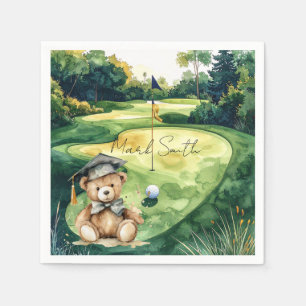 Golf Afstuderen Gefeliciteerd met het putting gree Servet