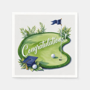 Golf Afstuderen Gefeliciteerd met het putting gree Servet