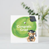 Golf Afstuderen Gefeliciteerd met Par voor golfer Kaart (Staand voorkant)