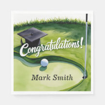 Golf Afstuderen Gefeliciteerd Party op groen