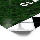 Golf Afstuderen Gefeliciteerd Perfect Poster (Hoek)