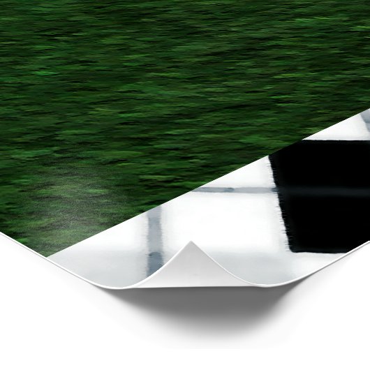 Golf Afstuderen Gefeliciteerd Poster (Hoek)