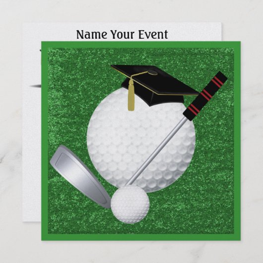 Golf Afstuderen - SRF Kaart (Voorkant / Achterkant)