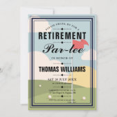 Golf-aftredingspartij Kaart (Voorkant)