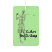 Golf Air Freshener Luchtverfrisser (Voorkant)