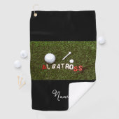Golf albatross grappige geschenken voor golfer golfhanddoek (Insitu)