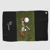 Golf albatross grappige geschenken voor golfer golfhanddoek (Horizontaal)