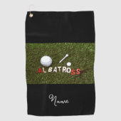 Golf albatross grappige geschenken voor golfer golfhanddoek (Voorkant)