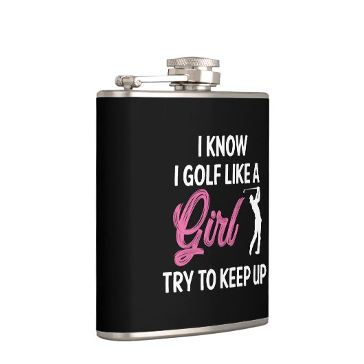 golf als een meisje heupfles (Rechts)