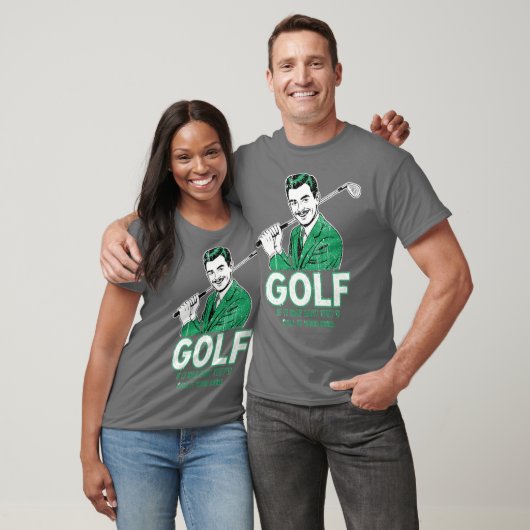 Golf als het makkelijk was t-shirt (Unisex)