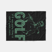 Golf Als het makkelijk was zouden ze het je moeder Fleece Deken (Voorkant (Horizontaal))
