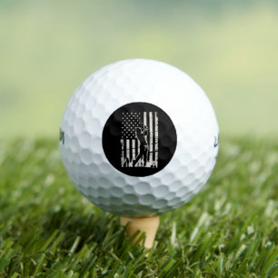 Golf Amerikaanse Vlag Cadeaus Verjaardag Vaderdag  Golfballen
