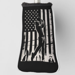 Golf Amerikaanse Vlag Cadeaus Verjaardag Vaderdag  Golfheadcover