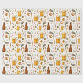 Golf and Beer for Golfer  Cadeaupapier (Vlak)