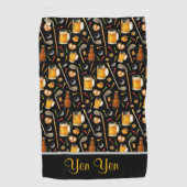 Golf and Beer for Golfer  Golfhanddoek (Voorkant)