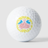 Golf Angel 3 golfballen (Voorkant)