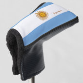 Golf Argentinië en Argentijnse vlag/Golf Clubs Hoe Golfheadcover (3/4 voorkant)