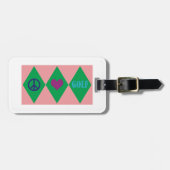 Golf Argyle Bagagelabel (Voorkant horizontaal)